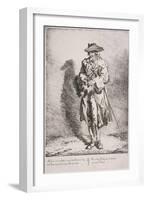 Flint and Steel Seller, Cries of London, 1760-Paul Sandby-Framed Giclee Print