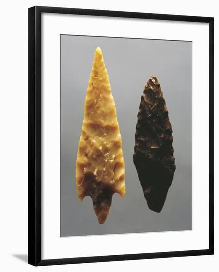 Flint Arrowheads, from Friuli-Venezia Giulia Region, Italy-null-Framed Giclee Print