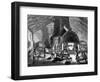 Flint Glass Furnace-null-Framed Art Print