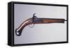 Flintlock Pistol Modified with Nipple, Italy-null-Framed Stretched Canvas