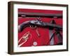 Flintlock Pistol to Be Traded at a Mountain-Man Rendezvous Reenactment, Fort Mandan, North Dakota-null-Framed Photographic Print