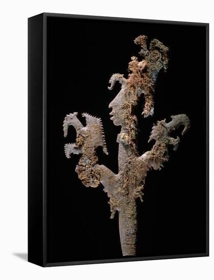 Flints, Maya, Copan, Honduras-Kenneth Garrett-Framed Stretched Canvas