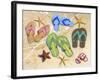 Flip-Flip Family-Scott Westmoreland-Framed Art Print