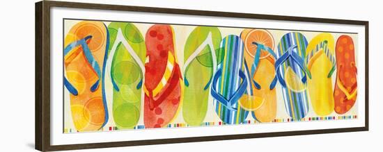 Flip Flop Collection-Mary Escobedo-Framed Premium Giclee Print