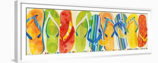 Flip Flop Collection-Mary Escobedo-Framed Premium Giclee Print