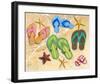 Flip Flop Family-Scott Westmoreland-Framed Art Print