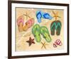 Flip Flop Family-Scott Westmoreland-Framed Art Print