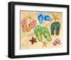 Flip Flop Family-Scott Westmoreland-Framed Art Print