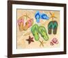 Flip Flop Family-Scott Westmoreland-Framed Art Print