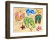 Flip Flop Family-Scott Westmoreland-Framed Art Print