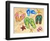 Flip Flop Family-Scott Westmoreland-Framed Art Print