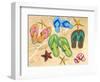 Flip Flop Family-Scott Westmoreland-Framed Art Print