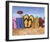 Flip Flop Fence-Scott Westmoreland-Framed Art Print