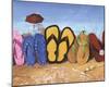 Flip Flop Fence-Scott Westmoreland-Mounted Art Print