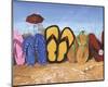 Flip Flop Fence-Scott Westmoreland-Mounted Art Print