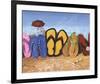 Flip Flop Fence-Scott Westmoreland-Framed Art Print