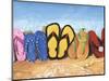 Flip Flop Fence-Scott Westmoreland-Mounted Art Print