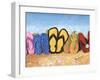 Flip Flop Fence-Scott Westmoreland-Framed Art Print