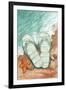 Flip Flops On The Beach Plain-Melinda Hipsher-Framed Giclee Print