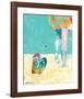 Flip Flops on the Beach-Pamela K. Beer-Framed Art Print