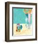 Flip Flops on the Beach-Pamela K. Beer-Framed Art Print