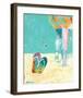 Flip Flops on the Beach-Pamela K. Beer-Framed Art Print