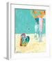 Flip Flops on the Beach-Pamela K. Beer-Framed Art Print