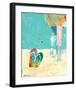 Flip Flops on the Beach-Pamela K. Beer-Framed Art Print