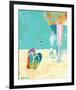 Flip Flops on the Beach-Pamela K. Beer-Framed Art Print