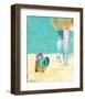 Flip Flops on the Beach-Pamela K. Beer-Framed Art Print