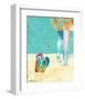 Flip Flops on the Beach-Pamela K. Beer-Framed Art Print