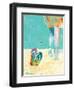 Flip Flops on the Beach-Pamela K. Beer-Framed Art Print