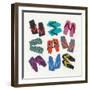 Flip Flops-Jenny Frean-Framed Giclee Print