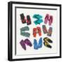 Flip Flops-Jenny Frean-Framed Giclee Print