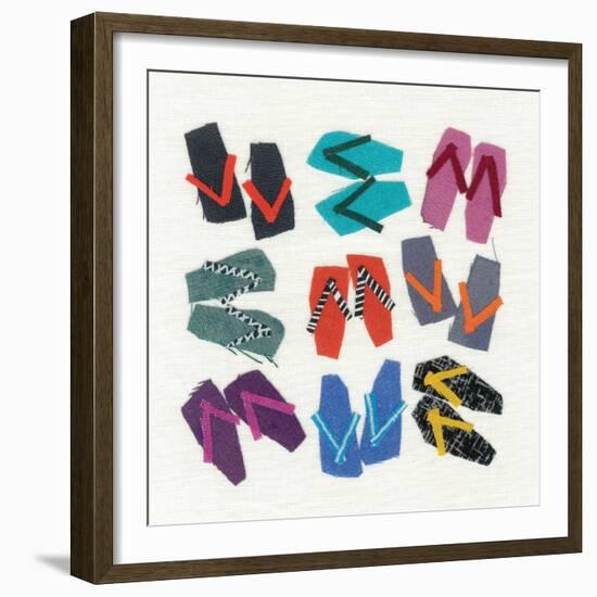 Flip Flops-Jenny Frean-Framed Giclee Print