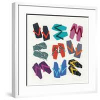 Flip Flops-Jenny Frean-Framed Giclee Print