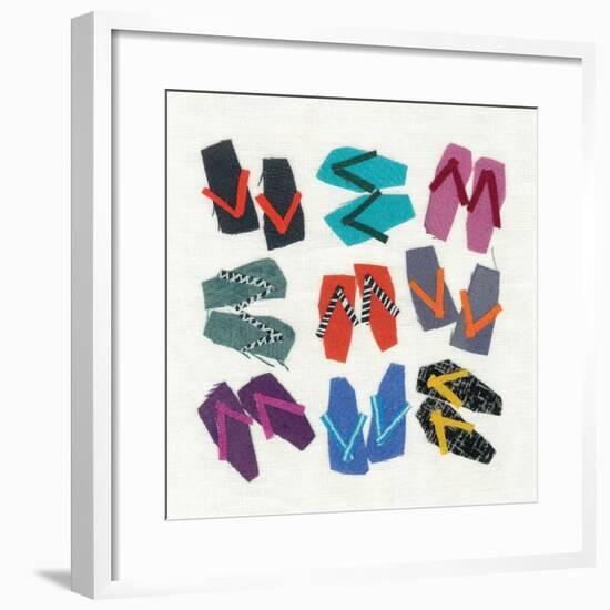 Flip Flops-Jenny Frean-Framed Giclee Print