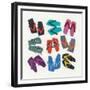 Flip Flops-Jenny Frean-Framed Giclee Print