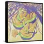 FlipFlops 2-Darrell Hill-Framed Stretched Canvas