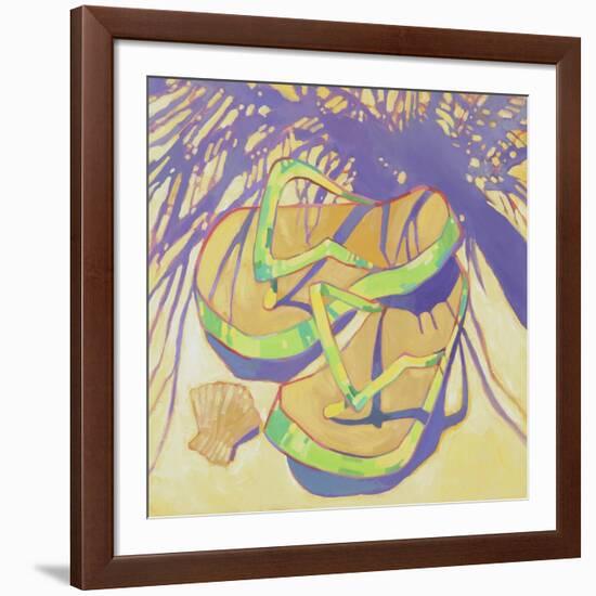 FlipFlops 2-Darrell Hill-Framed Giclee Print