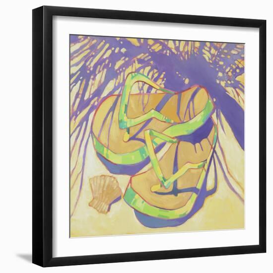 FlipFlops 2-Darrell Hill-Framed Premium Giclee Print