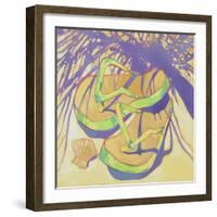 FlipFlops 2-Darrell Hill-Framed Giclee Print