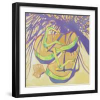 FlipFlops 2-Darrell Hill-Framed Giclee Print