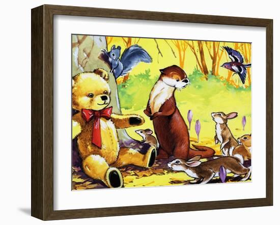 Fliptail the Otter-Bert Felstead-Framed Giclee Print