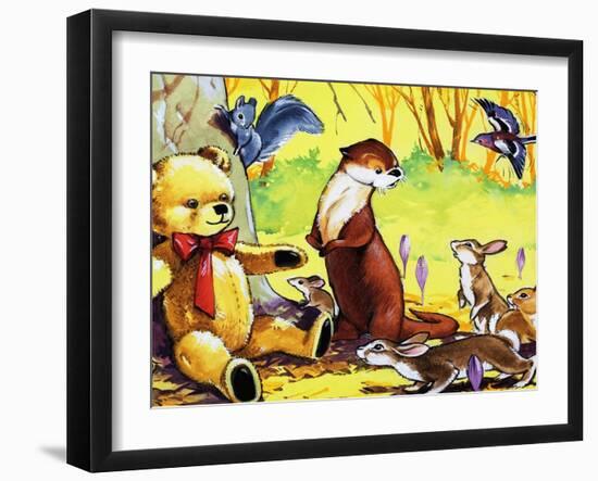 Fliptail the Otter-Bert Felstead-Framed Giclee Print