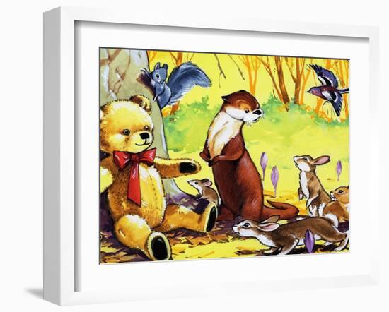 Fliptail the Otter-Bert Felstead-Framed Giclee Print