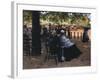 Fliration, Hyde Park-Giuseppe De Nittis-Framed Giclee Print