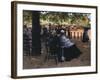 Fliration, Hyde Park-Giuseppe De Nittis-Framed Giclee Print