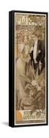 Flirt - Biscuits Lefevre-Utile, Ca, 1895-Alphonse Mucha-Framed Stretched Canvas