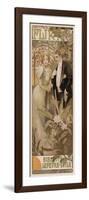 Flirt - Biscuits Lefevre-Utile, Ca, 1895-Alphonse Mucha-Framed Giclee Print